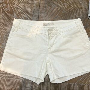 Levi's Jean Shorts Women's Size 8 White Denim